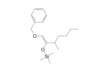3-Methyl-2-((trimethylsilyl)oxy)-1-(benzyloxy)-1(Z)-heptene