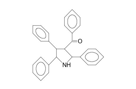 cis-3-Benzoyl-2,trans-4,cis-5-triphenyl-pyrrolidine