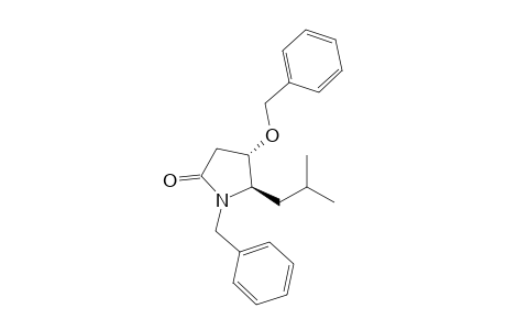 (+)-(4S,5R)-1-Benzyl-4-benzyloxy-5-(2-methylpropyl)-2-pyrrolidinone