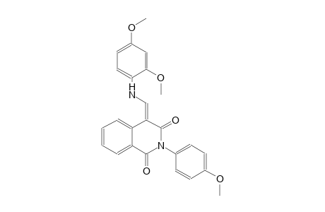 1,3(2H,4H)-isoquinolinedione, 4-[[(2,4-dimethoxyphenyl)amino]methylene]-2-(4-methoxyphenyl)-, (4E)-