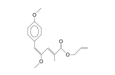 (2E,4Z)-4-Methoxy-5-(4-methoxy-phenyl)-2-methyl-penta-2,4-dienoic acid, allyl ester