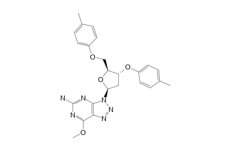 5-AMINO-3-[2-DEOXY-3,5-DI-O-(4-TOLUOYL)-BETA-D-ERYTHRO-PENTOFURANOSYL]-7-METHOXY-3H-1,2,3-TRIAZOLO-[4,5-D]-PYRIMIDINE