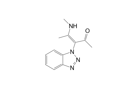 (E)-1-[1-Acetyl-2-(N-methylamino)-1-propenyl]benzotriazole