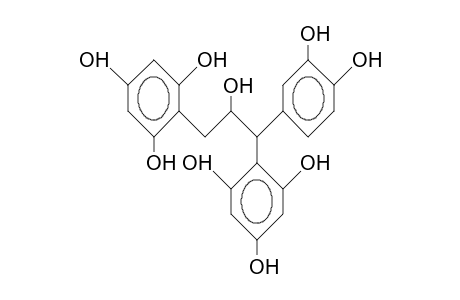 1-(3,4-Dihydroxy-phenyl)-1,3-bis(2,4,6-trihydroxy-phenyl)-propan-2-ol