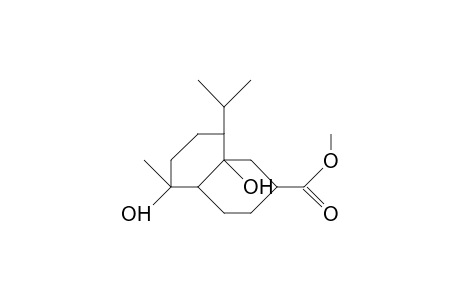 1-Methyl-4-(1-methylethyl)-6-(carbomethoxy)-octahydro-1,4a-naphthalindiol