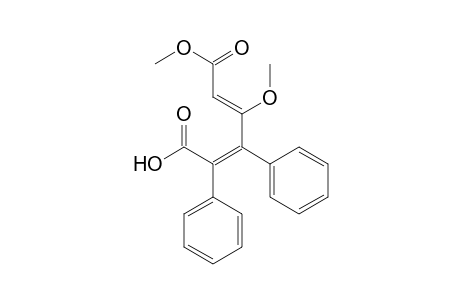 2,4-Hexadienedioic acid, 4-methoxy-2,3-diphenyl-, 6-methyl ester, (?,Z)-