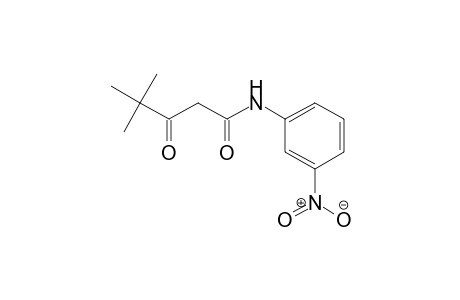 Pentanamide, 4,4-dimethyl-N-(3-nitrophenyl)-3-oxo-