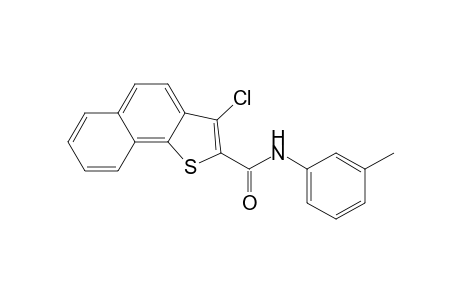 3-Chloranyl-N-(3-methylphenyl)benzo[g][1]benzothiole-2-carboxamide