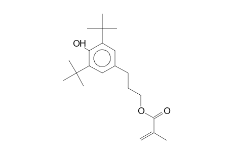 3-(3,5-Ditert-butyl-4-hydroxyphenyl)propyl 2-methylacrylate