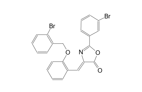 (4Z)-4-{2-[(2-bromobenzyl)oxy]benzylidene}-2-(3-bromophenyl)-1,3-oxazol-5(4H)-one