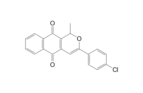 3-(4-Chlorophenyl)-1-methyl-1H-benzo[g]isochromene-5,10-dione