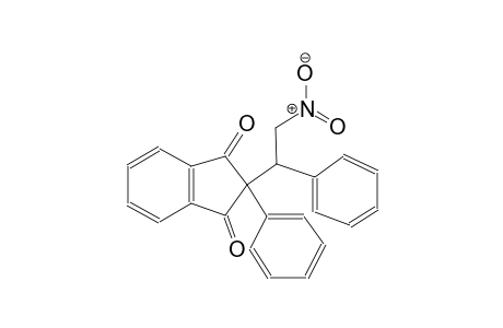 1H-indene-1,3(2H)-dione, 2-(2-nitro-1-phenylethyl)-2-phenyl-