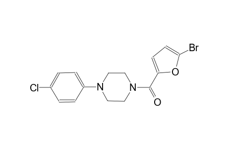 1-(5-bromo-2-furoyl)-4-(4-chlorophenyl)piperazine