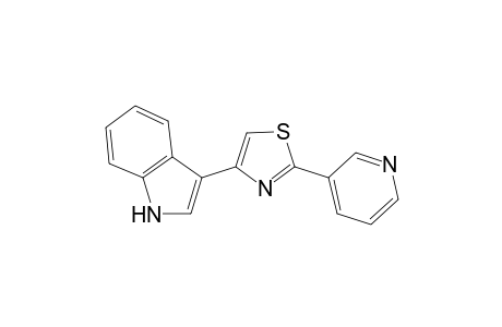 1H-Indole, 3-(2-pyridin-3-yl-thiazol-4-yl)-