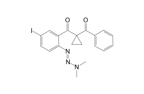 (E)-(1-benzoylcyclopropyl)(2-(3,3-dimethyltriaz-1-en-1-yl)-5-iodophenyl)methanone