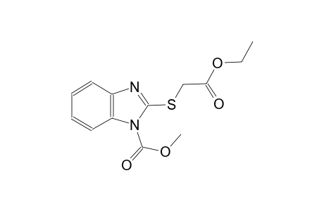 methyl 2-[(2-ethoxy-2-oxoethyl)sulfanyl]-1H-benzimidazole-1-carboxylate