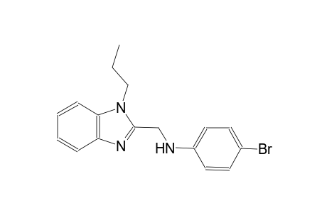 1H-benzimidazole-2-methanamine, N-(4-bromophenyl)-1-propyl-