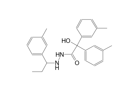 benzeneacetic acid, alpha-hydroxy-3-methyl-alpha-(3-methylphenyl)-, 2-[1-(3-methylphenyl)propyl]hydrazide