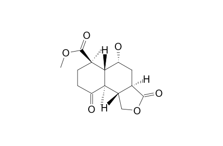 Naphtho[1,2-c]furan-6-carboxylic acid, dodecahydro-5-hydroxy-6,9a-dimethyl-3,9-dioxo-, methyl ester, [3aR-(3a.alpha.,5.alpha.,5a.beta.,6.beta.,9a.alpha.,9b.beta.)]-