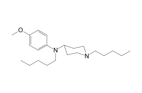 N,1-Dipentyl-N-(4-methoxyphenyl)piperidin-4-amine