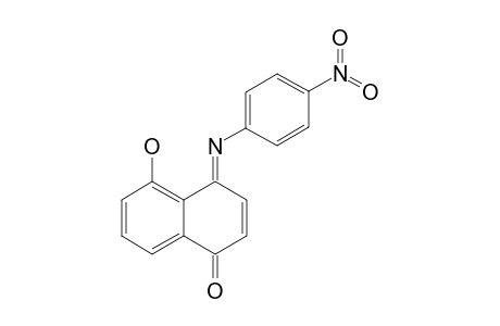 N-(PARA-NITROPHENYL)-5-HYDROXY-1,4-NAPHTHOQUINON-4-IMINE
