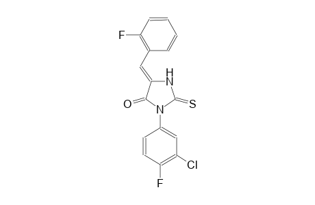 4-imidazolidinone, 3-(3-chloro-4-fluorophenyl)-5-[(2-fluorophenyl)methylene]-2-thioxo-, (5Z)-