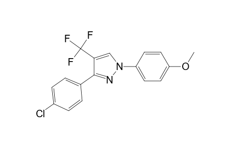 3-(4-Chlorophenyl)-1-(4-methoxyphenyl)-4-(trifluoromethyl)pyrazole