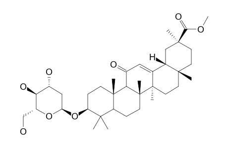 METHYL-3-BETA-O-(2-DEOXY-ALPHA-L-ARABINO-HEXOPYRANOSYL)-18-BETA-GLYCYRRHETINATE