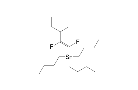 tributyl-[(E)-1,2-difluoro-3-methyl-pent-1-enyl]stannane