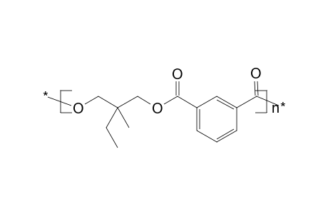 Poly(2-ethyl-2-methyl-1,3-propanediol isophthalate)