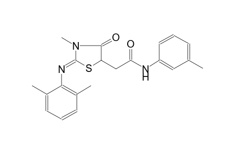 5-thiazolidineacetamide, 2-[(2,6-dimethylphenyl)imino]-3-methyl-N-(3-methylphenyl)-4-oxo-, (2Z)-