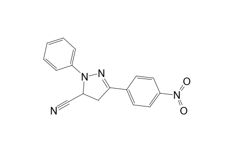 3-(4-nitrophenyl)-1-phenyl-4,5-dihydro-1H-pyrazole-5-carbonitrile