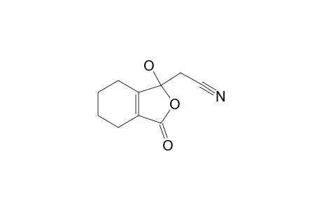 2-(1-hydroxy-3-keto-4,5,6,7-tetrahydroisobenzofuran-1-yl)acetonitrile