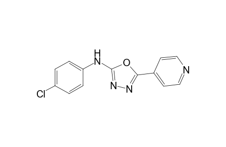 N-(4-Chlorophenyl)-5-(pyridin-4-yl)-1,3,4-oxadiazol-2-amine