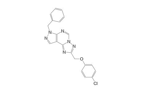 (7-benzyl-7H-pyrazolo[4,3-e][1,2,4]triazolo[1,5-c]pyrimidin-2-yl)methyl 4-chlorophenyl ether