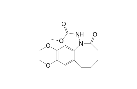 Methyl N-(8,9-dimethoxy-2-oxidanylidene-3,4,5,6-tetrahydro-1-benzazocin-1-yl)carbamate