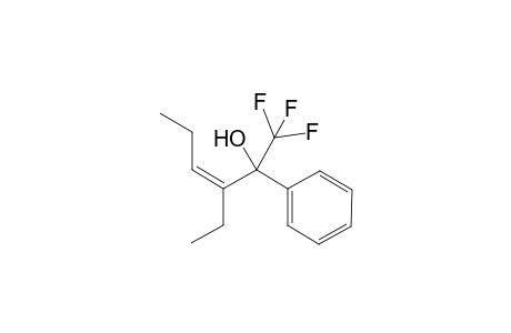 (Z)-3-Ethyl-1,1,1-trifluoro-2-phenylhex-3-en-2-ol
