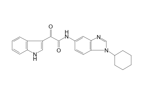 N-(1-cyclohexyl-1H-benzimidazol-5-yl)-2-(1H-indol-3-yl)-2-oxoacetamide