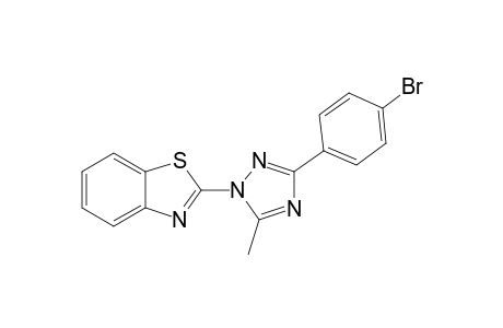 1-(2-Benzothiazolyl)-3-(4-bromophenyl)-5-methyl-1,2,4-triazole