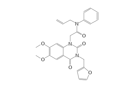 N-allyl-2-(3-(2-furylmethyl)-6,7-dimethoxy-2,4-dioxo-3,4-dihydro-1(2H)-quinazolinyl)-N-phenylacetamide