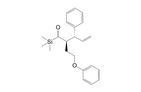 (2R,3R)-2-(2-phenoxyethyl)-3-phenyl-1-trimethylsilyl-pent-4-en-1-one