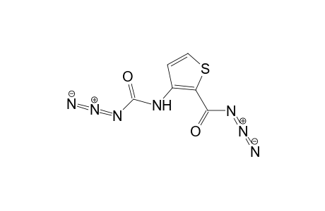 1-(2-carbonazidoyl-3-thienyl)-3-diazo-urea