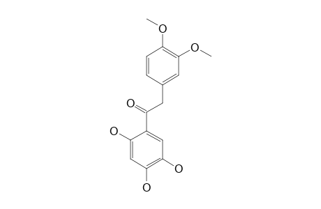 1-(2,4,5-TRIHYDROXYPHENYL)-2-(3,4-DIMETHOXYPHENYL)-ETHANONE
