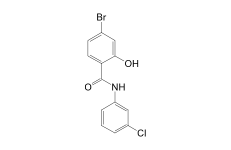 4-Bromo-N-(3-chlorophenyl)salicylamide