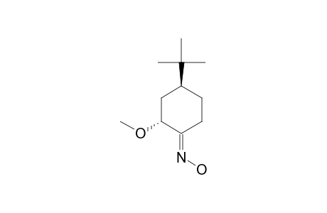 (E)-TRANS-4-TERT.-BUTYL-2-METHOXYCYCLOHEXANONE-OXIME