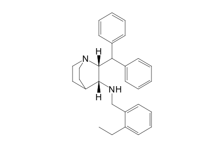 cis-2-(Diphenylmethyl)-N-[(2-ethylphenyl)methyl]-1-azabicyclo[2.2.2]octan-3-amine