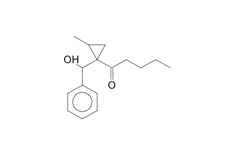 1-[1-[hydroxy(phenyl)methyl]-2-methyl-cyclopropyl]pentan-1-one