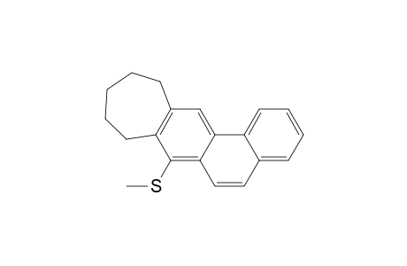 7-(Methylthio)-9,10,11,12-tetrahydro-8H-cyclohepta[b]phenanthrene