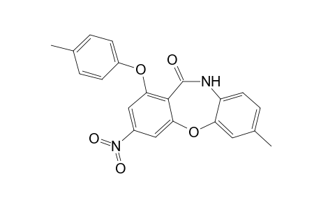 7-Methyl-1-(4-methylphenoxy)-3-nitrodibenzo[b,f][1,4]oxazepin-11(10H)-one