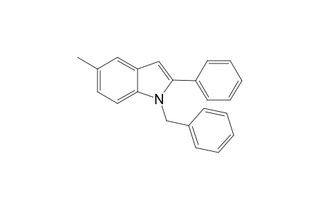 1-Benzyl-5-methyl-2-phenyl-1H-indole